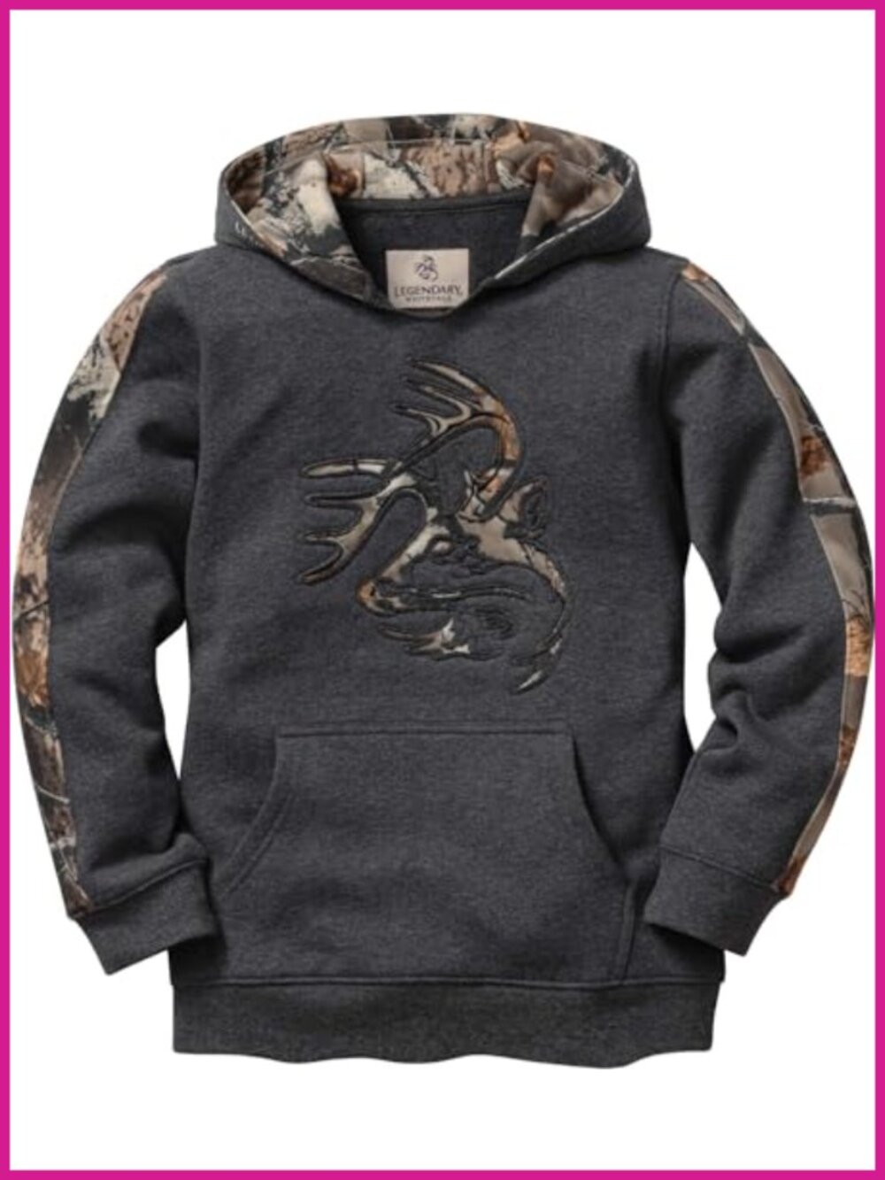 Kids Camo Pullover Hooded Sweatshirt Fleece Kangaroo Pocket